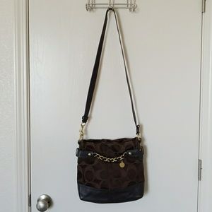 Coach Signature Brown Bag